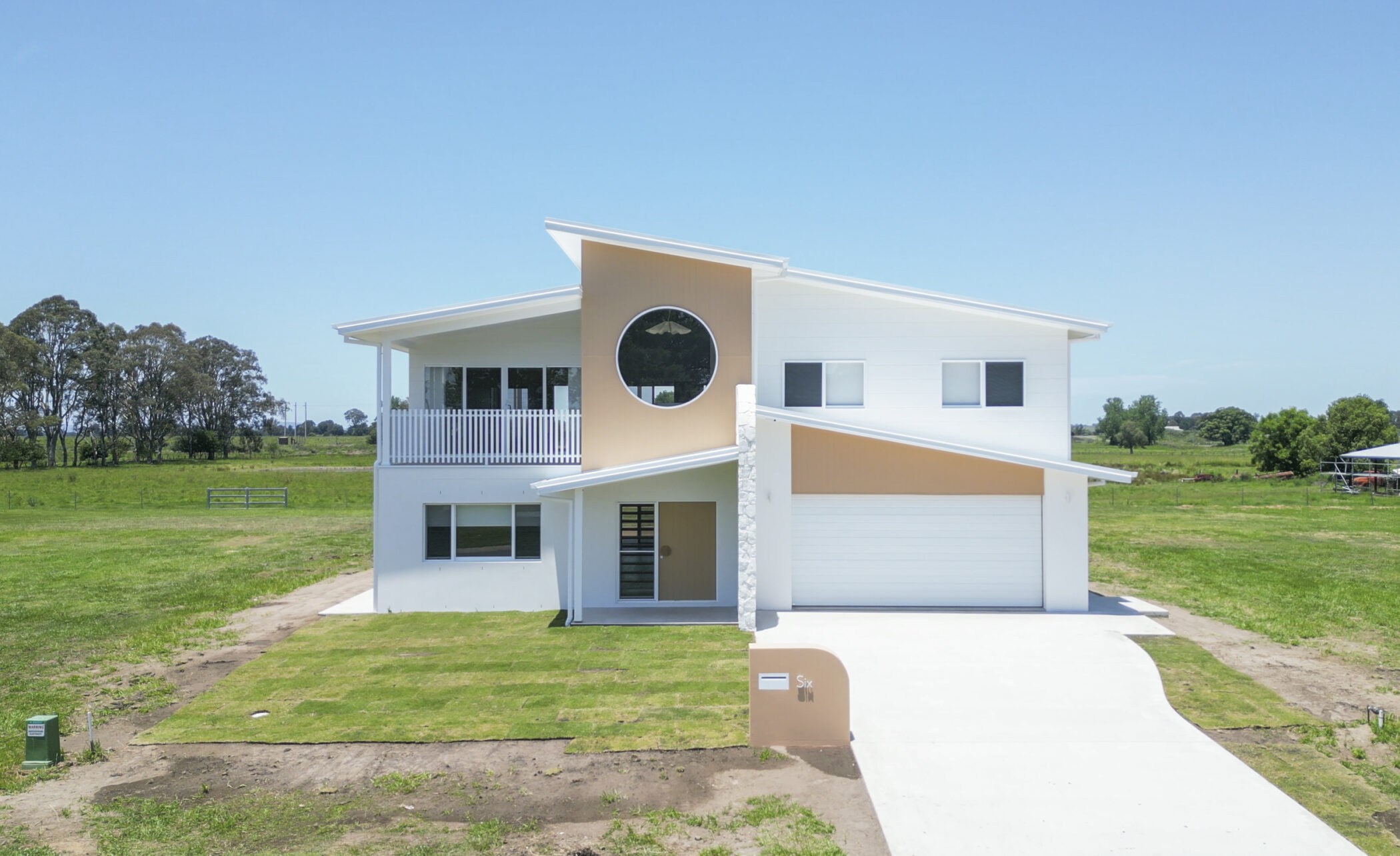 A completed Clarence Custom Builders home in the Clarence Valley